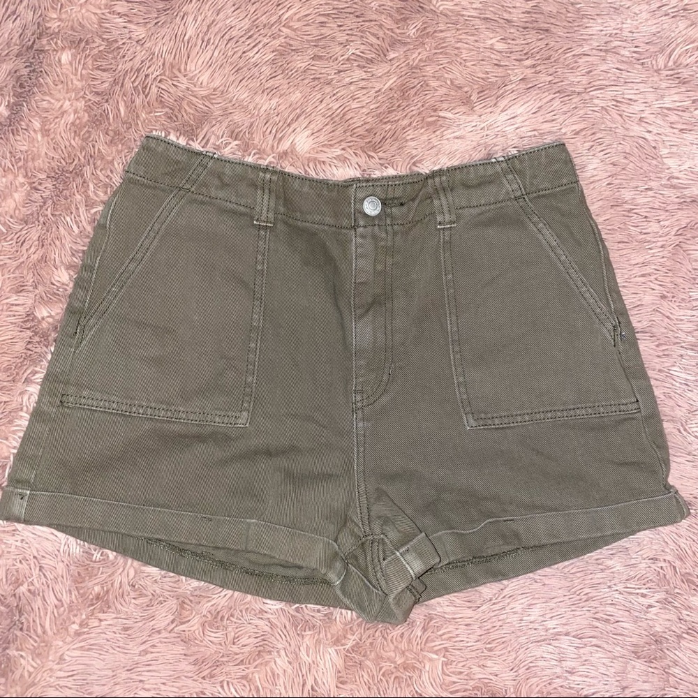 PacSun Mom Short - Size 30 - Khaki Green